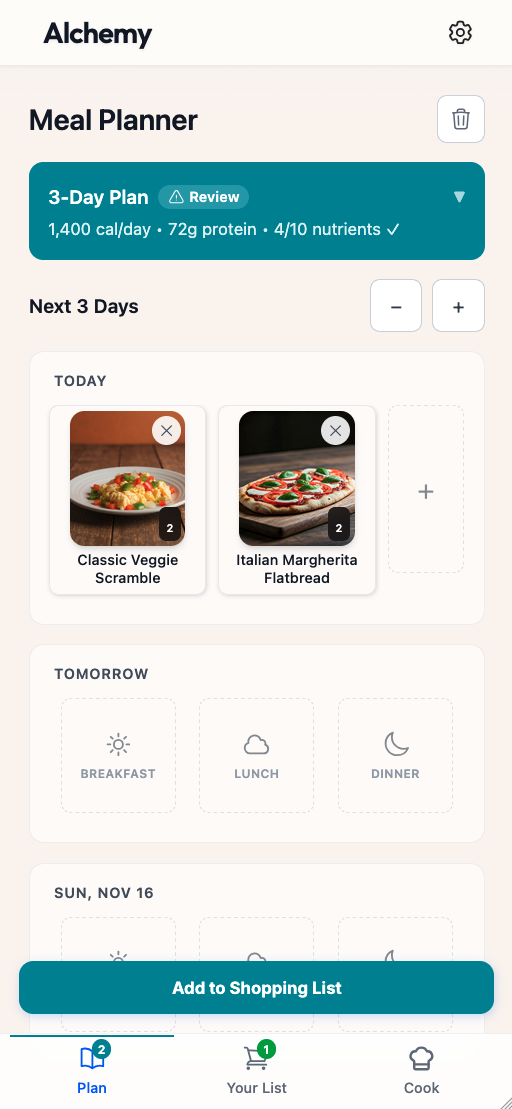 Meal Planner